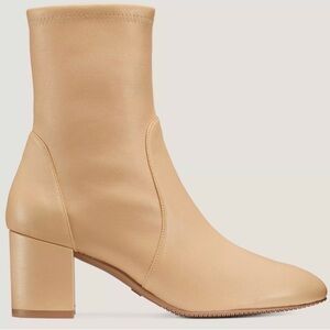 NEW Stuart Weitzman Yuliana Adobe 60mm Ankle Bootie Nude Size 8B